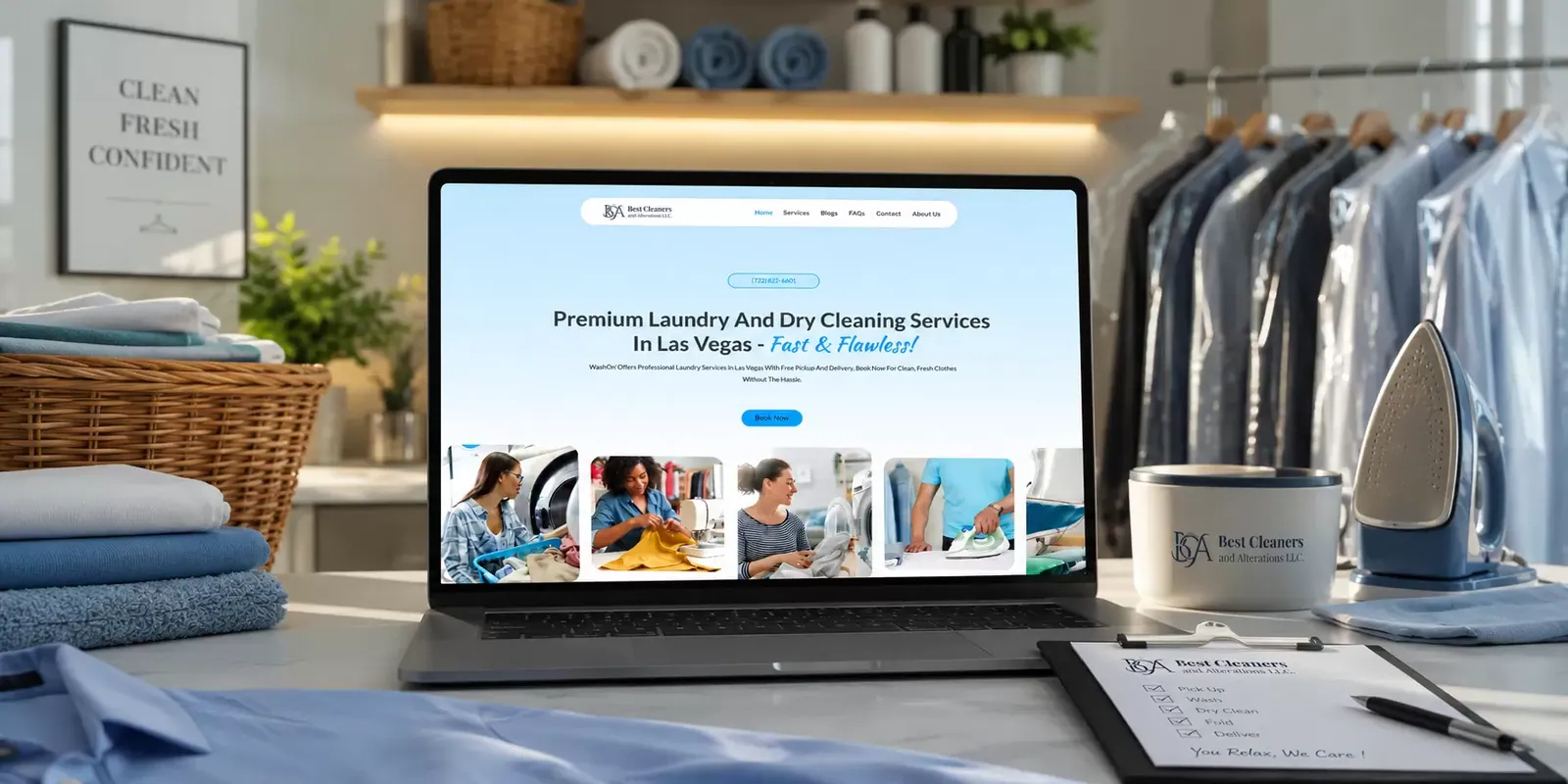 Best Cleaners & Alterations LLC new website screen 3