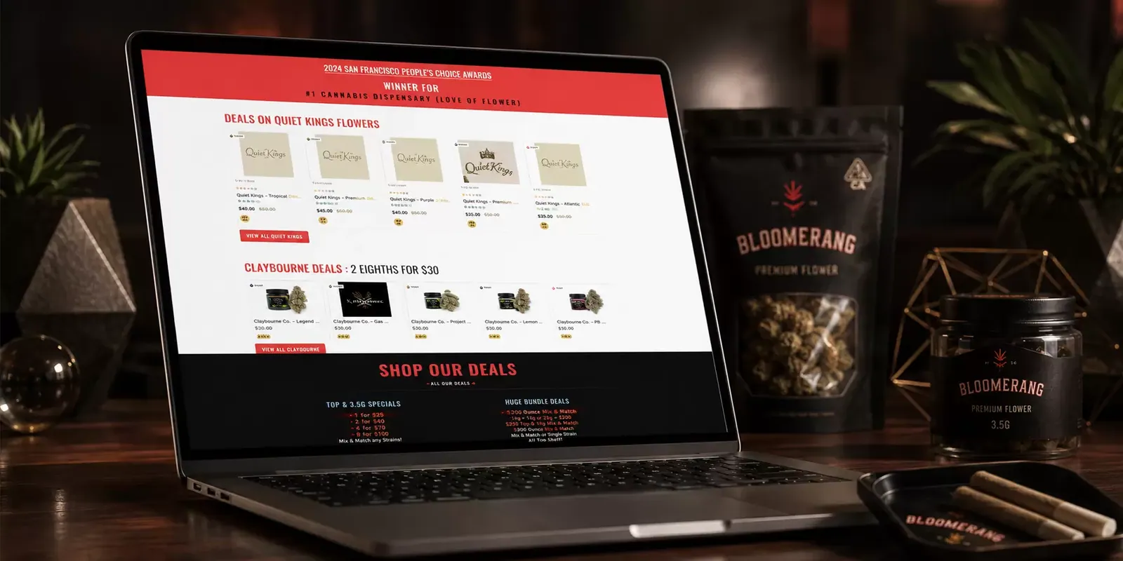 Bloomerang SF new website screen 2