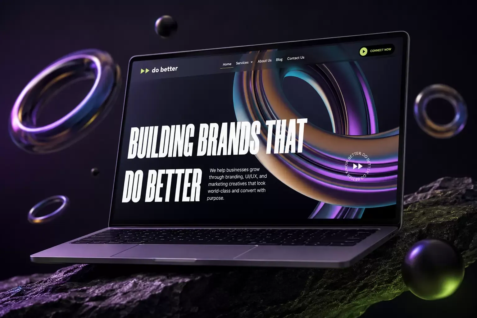 Do Better Marketing new website screen 1