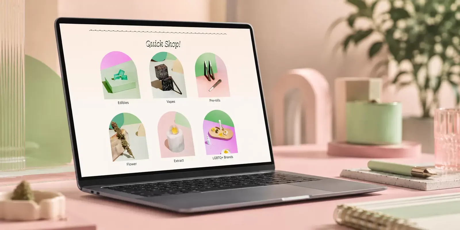 Green Qween new website screen 2