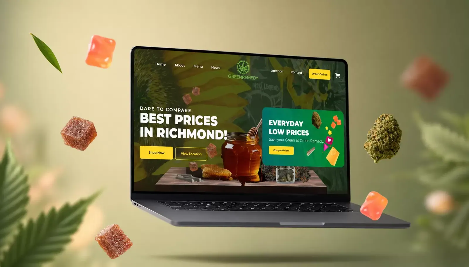 Green Remedy new website screen 1