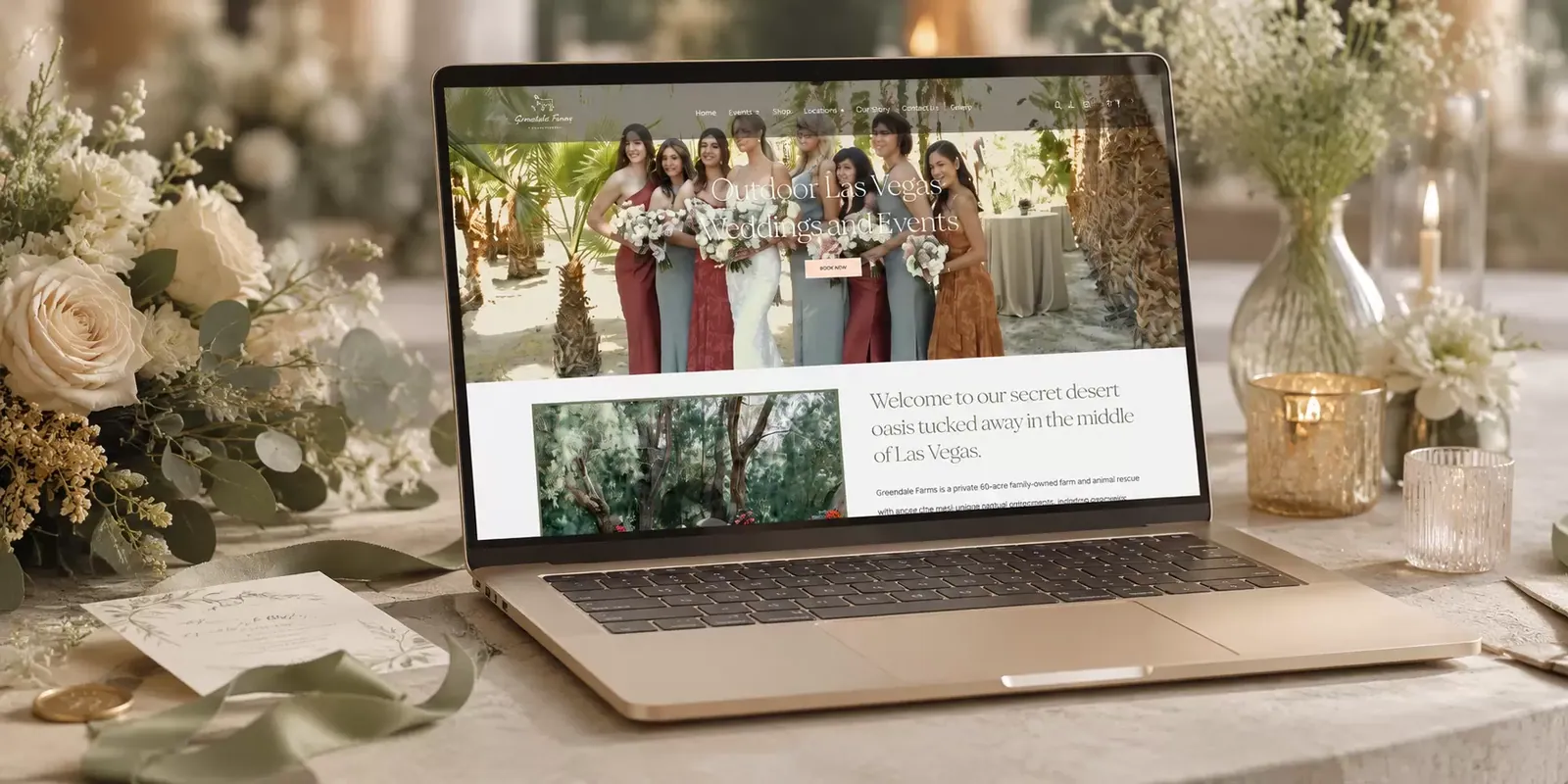 GreenGale Farms new website screen 2