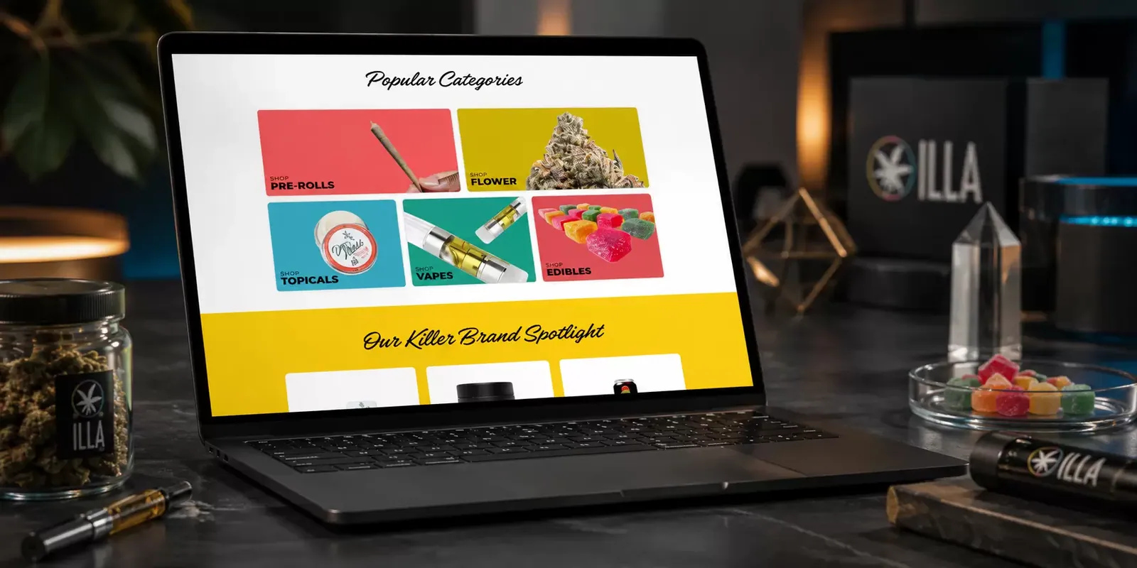 ILLA Canna new website screen 2