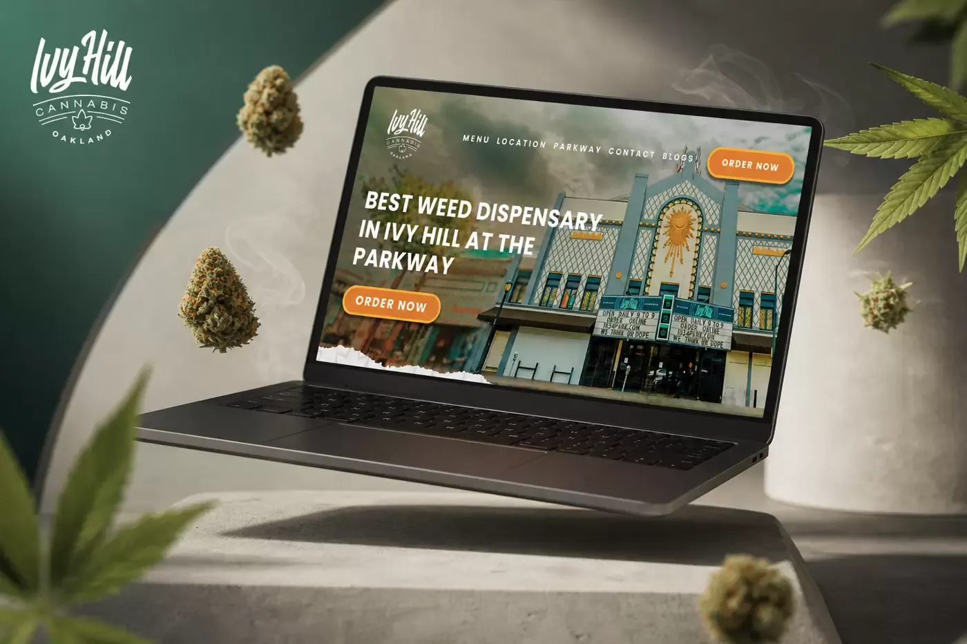 Ivy Hill Weed Dispensary new website screen 4