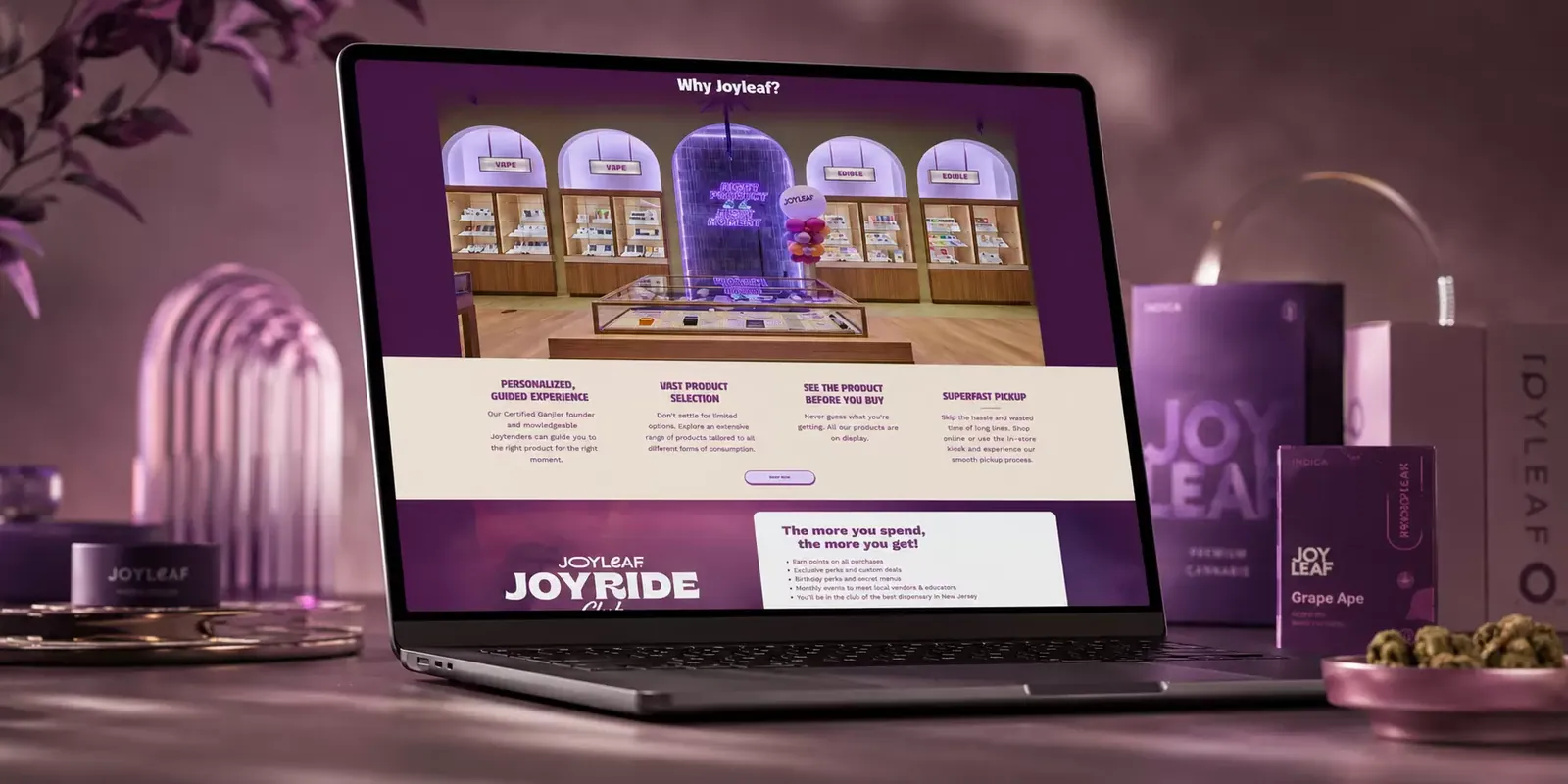Joyleaf new website screen 2