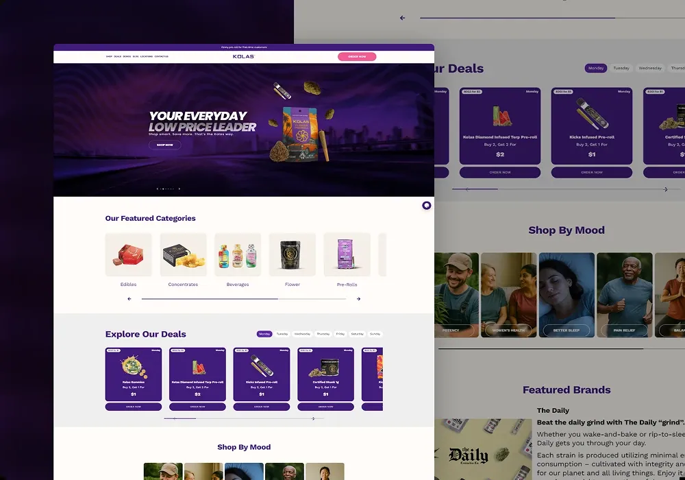 KOLAS new website screen 1