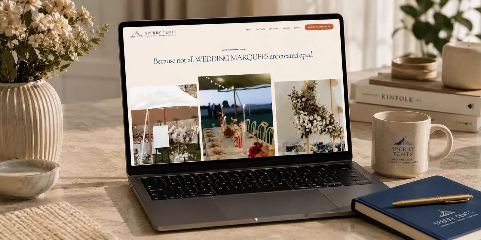 Sperry Tents Sunshine Coast — Luxury Wedding Marquee Hire (AU) new website screen 1
