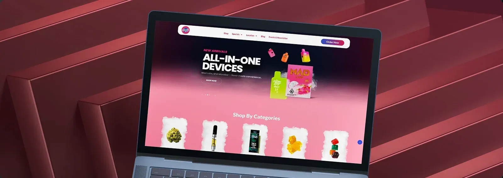 The Sweet Spot new website screen 3